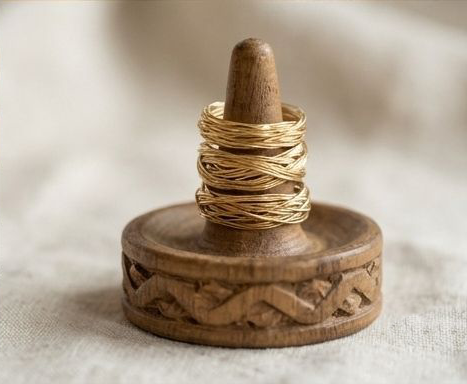 Ejemplo 12 - Anillo "Nido" de Filamentos