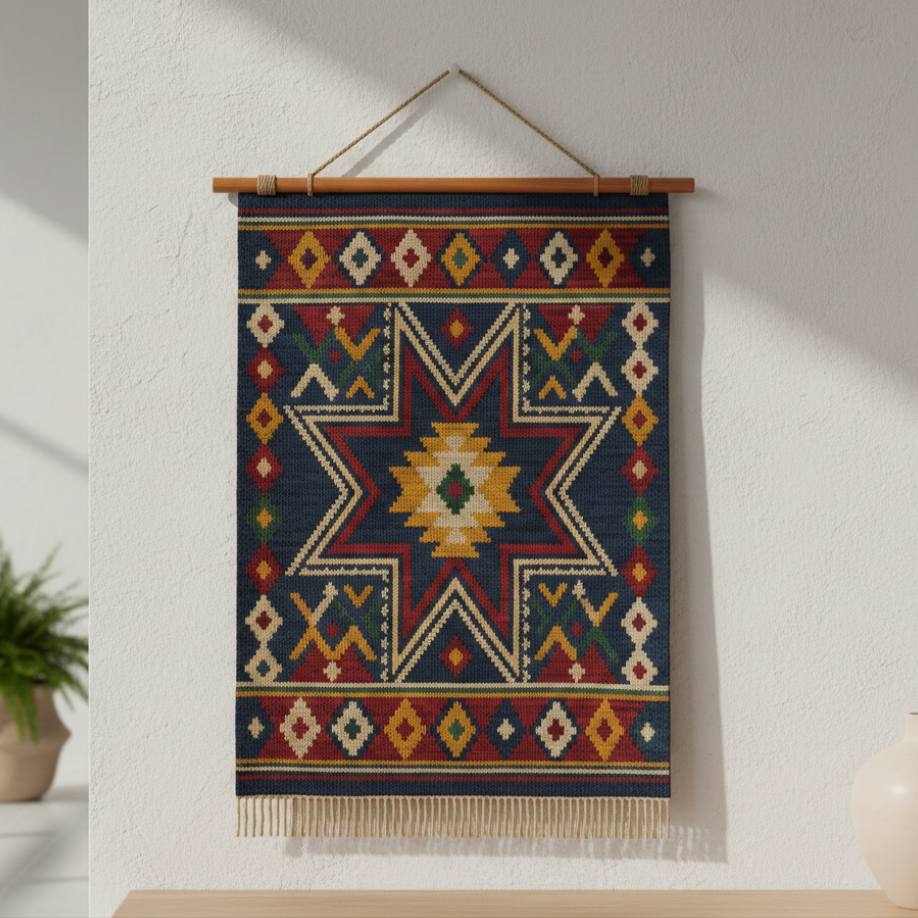 Ejemplo 13 Tapiz de Pared "Estrella de los Pastos"